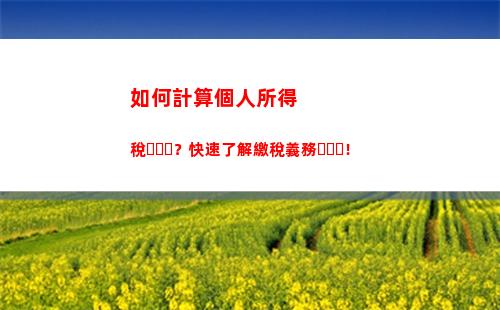 個人所得稅工薪所得表格(工薪所得個人所得稅計算方法)